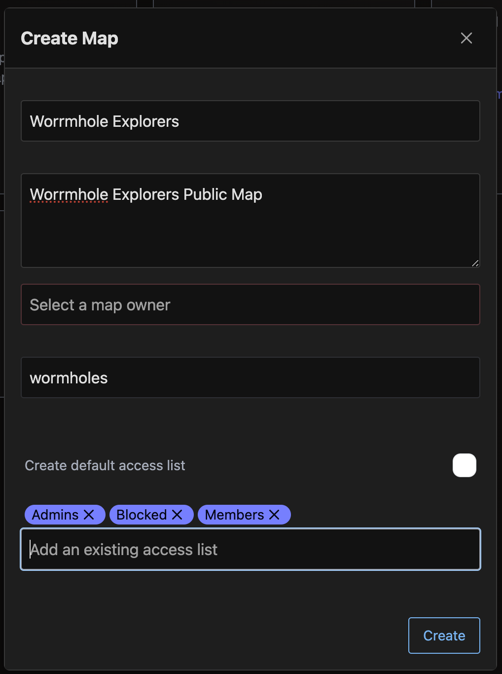 Map Access Lists Map Access Lists